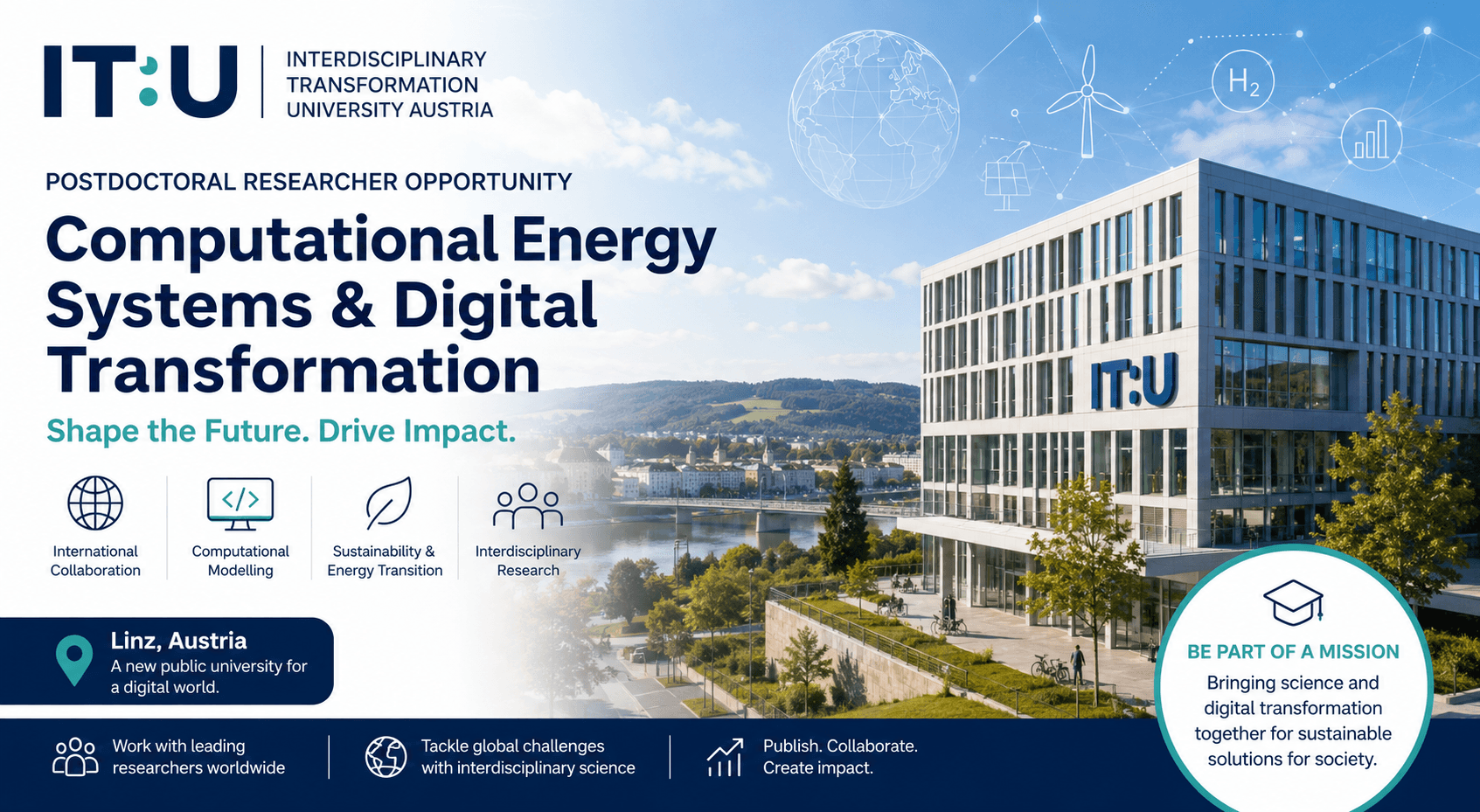 Postdoctoral Researcher Opportunity in Computational Energy Systems and Digital Transformation