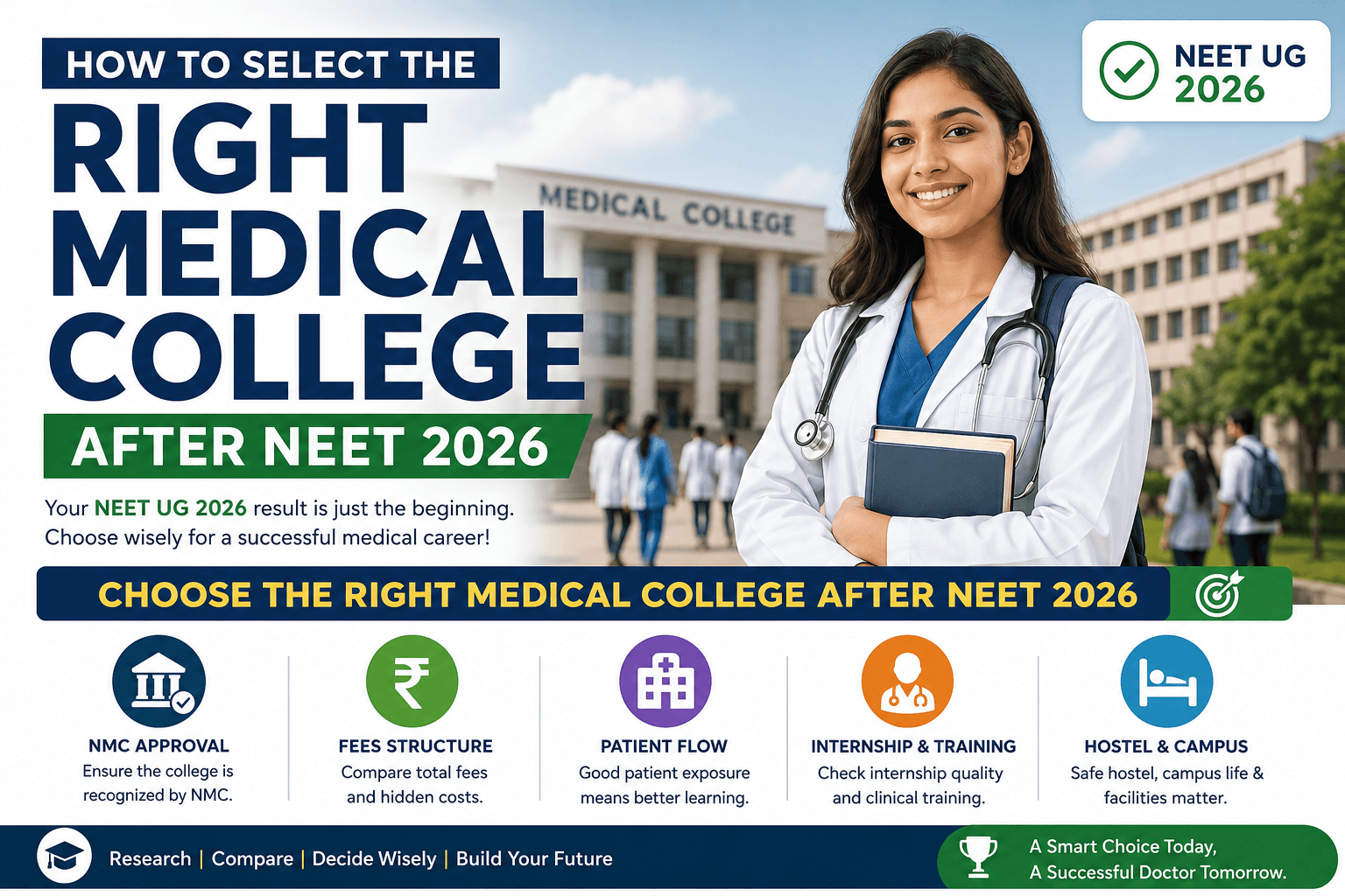How to Select the Right Medical College After NEET 2026: Complete MBBS College Selection Guide